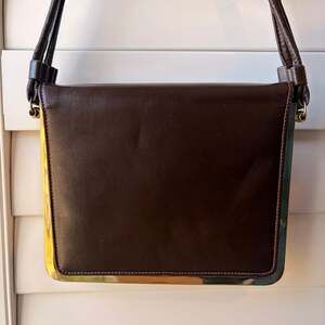 VTG Markay Minimalist MCM Retro Coffee Brown Shoulder Bag Lovely